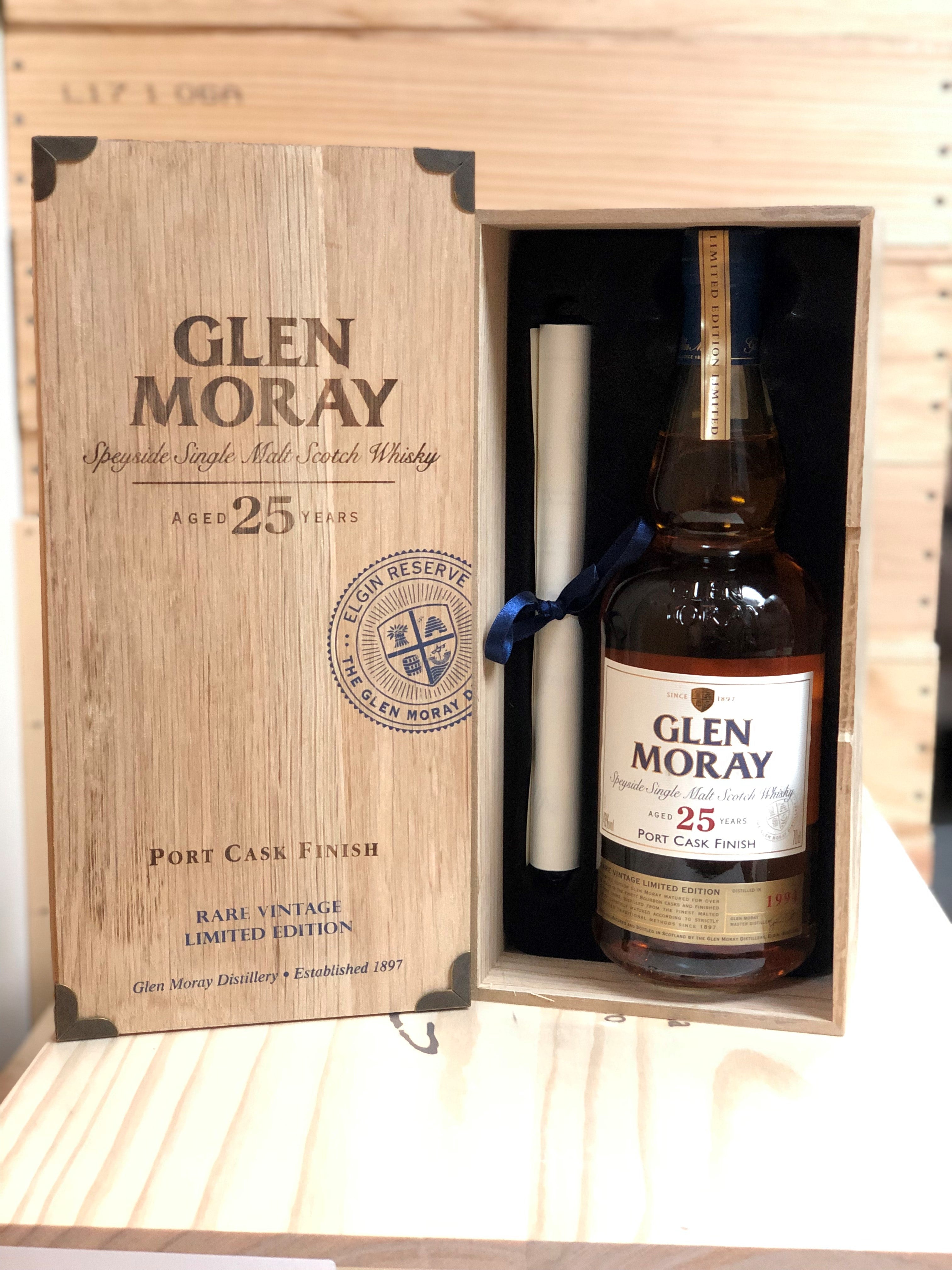 Glen Moray 25 Year Old 1994 Port Cask Finish- Rare Vintage Limited