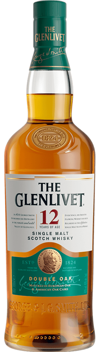 The Glenlivet 12 Year Old  Double Oak Single Malt Scotch Whisky, Speyside, Scotland