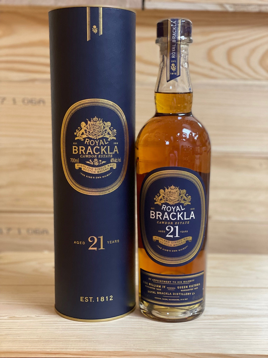 Royal Brackla Cawdor Estate 21 Year Old Single Malt Scotch Whisky Highlands, Scotland